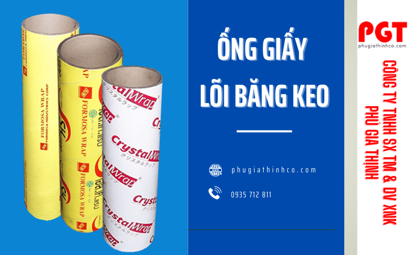 ống giấy lõi băng keo