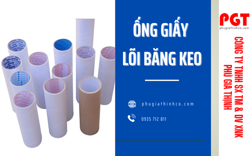 ống giấy lõi băng keo