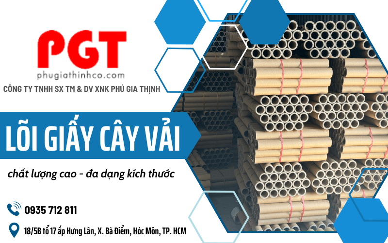 lõi giấy cây vải