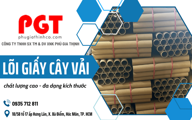 lõi giấy cây vải