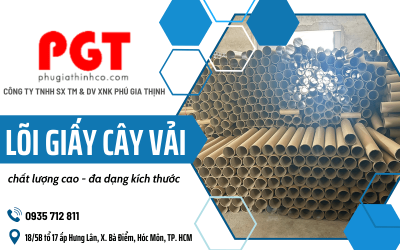 lõi giấy cây vải