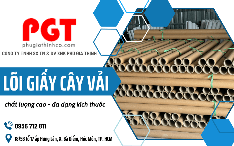 lõi giấy cây vải