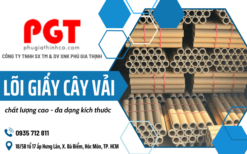 lõi giấy cây vải